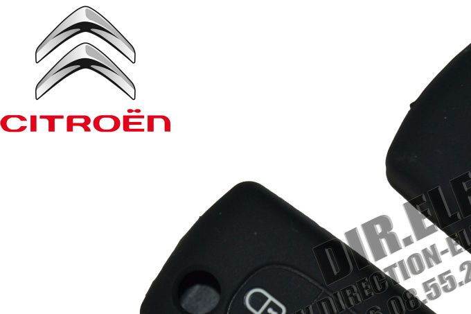 HOUSSE ETUI CLE CLEF TELECOMMANDE Citroën C1, C2, C3, C4, Picasso, Aircross, C5, C6, C-Crosser...