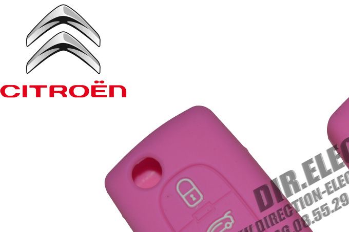 HOUSSE ETUI CLE CLEF TELECOMMANDE Citroën C1, C2, C3, C4, Picasso, Aircross, C5, C6, C-Crosser...