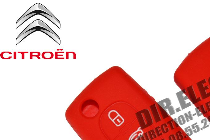 HOUSSE ETUI CLE CLEF TELECOMMANDE Citroën C1, C2, C3, C4, Picasso, Aircross, C5, C6, C-Crosser...