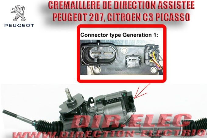 réparation problème, panne crémaillère de direction assistée Citroën C3 Picasso échange standard
ERREUR U1308, U1108, C1408, P0606, C1414, C1404, C1405, C1415