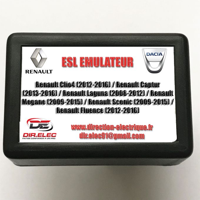 émulateur verrou de direction électrique Renault